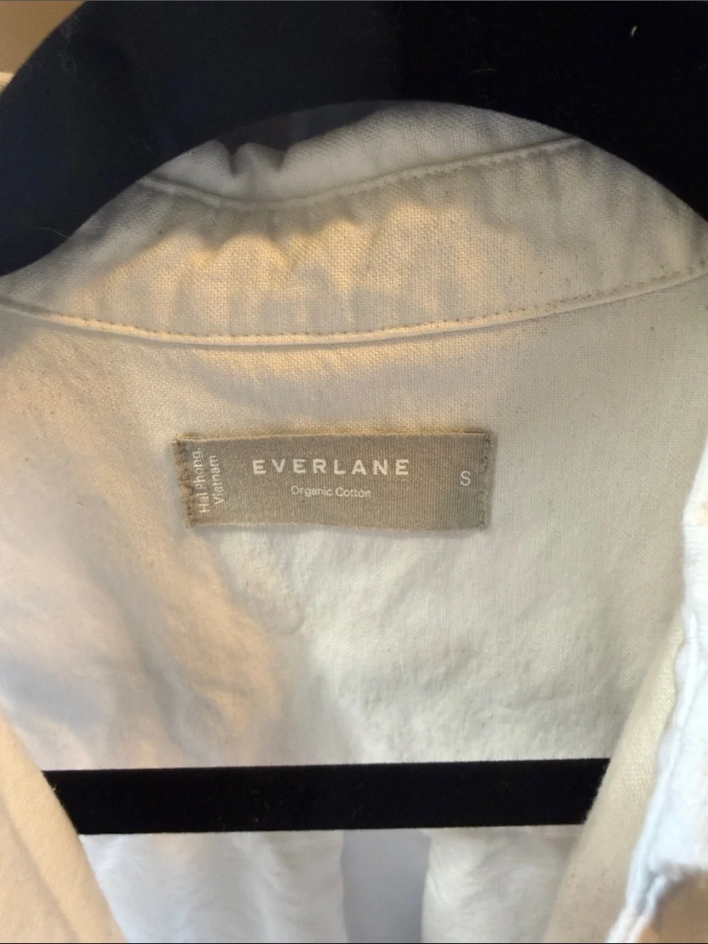Everlane White Boxy Organic Cotton Button-Up Shirt - Picture 2 of 5